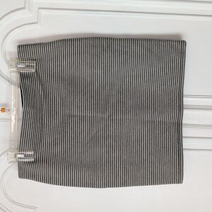 LOFT Striped Pencil Skirt